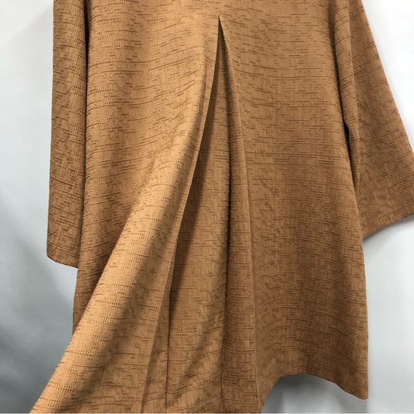 Chico’s Copper Brown Textured Jacquard Jacket women’s Chico’s Size 2; US Size L - Picture 3 of 11